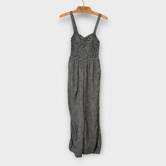 Madewell Lucie Wide-Leg Jumpsuit in Micro Daisy Size XS - Picture 2 of 7